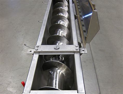 food grade screw conveyor|sanitary food grade conveyor.